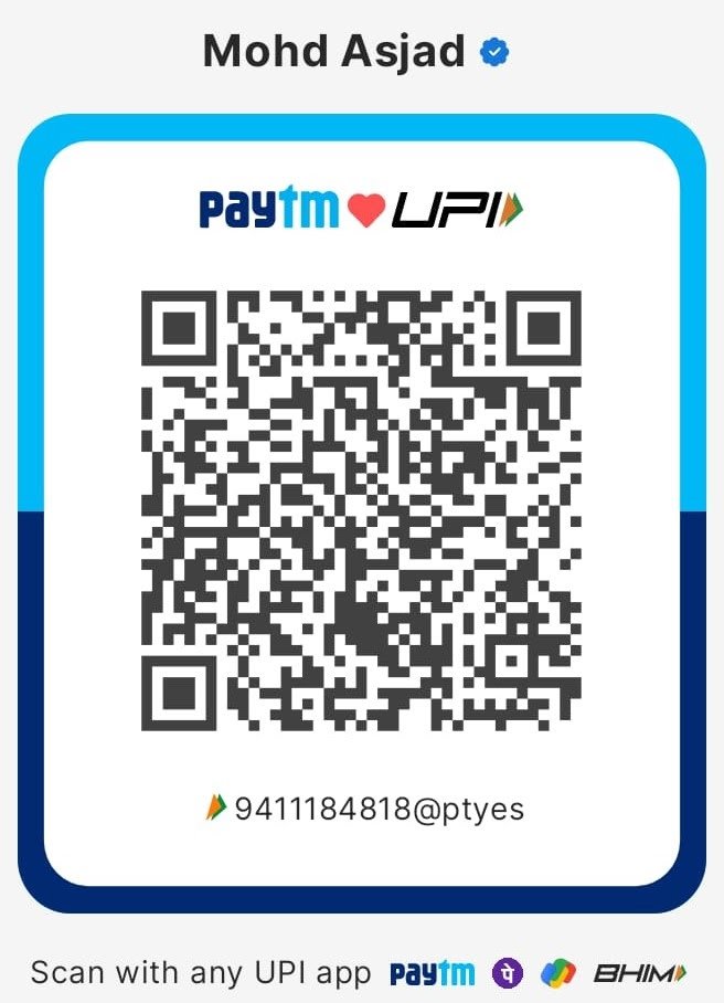 Paytm UPI QR Code